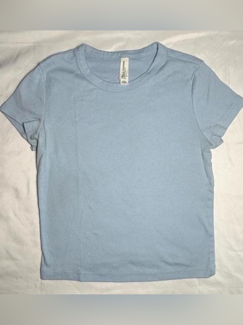 Light Blue Basic Crewneck Tee